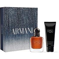 Armani Men's Stronger With You Intensely 50ml Gift Set in Misc