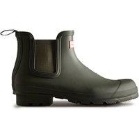 Hunter Men's Mens Original Chelsea Boot Dark Olive in Khaki | Size: 9