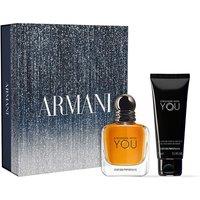 Armani Men's Stronger With You Eau De Toilette 100ml Gift Set in Misc