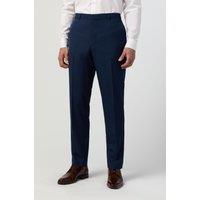 Limehaus Men's Regular Fit Trousers in Blue | Size: 52R