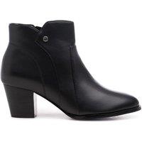Paradox London Women's Belinda' Mid Block Heel Ankle Boot in Black | Size: 7E