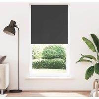 Berkfield Home Roller Blind Blackout Black 90x210 cm Fabric Width 85.7 cm Polyester