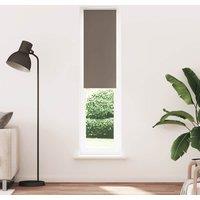 Berkfield Home Roller Blind Blackout Coffee 60x210 cm Fabric Width 55.7 cm Polyester in Brown