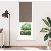 Berkfield Home Roller Blind Blackout Coffee 70x210 cm Fabric Width 65.7 cm Polyester in Brown