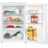 Living and Home 131L Large Capacity Fridge Under Counter Refrigerator with Light, 3 Removable Shelves, Drawer in White