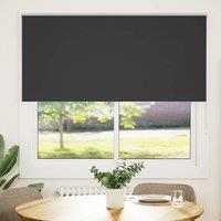 Berkfield Home Roller Blind Blackout Black 150x175 cm Fabric Width 146.6 cm Polyester
