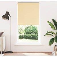 Berkfield Home Roller Blind Blackout Beige 115x230 cm Fabric Width 110.7 cm Polyester