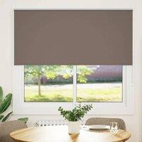 Berkfield Home Roller Blind Blackout Coffee 160x150 cm Fabric Width 156.6 cm Polyester in Brown