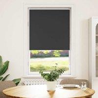 Berkfield Home Roller Blind Blackout Black 75x175 cm Fabric Width 70.7 cm Polyester