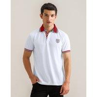 Brian Oak London Men's Designer Cotton Polo - White | Size: Large