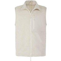 Front Row Men's Sherpa Gilet in Natural | Size: XS