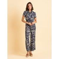 Brakeburn Women's Kathie Jumpsuit in Beige | Size: 20