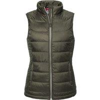 Russell Women's Nano Padded Body Warmer in Dark Olive | Size: 14