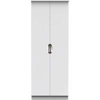 Ready Assembled 2 U Holborn Tall Double Hanging Wardrobe (Ready Assembled) in White