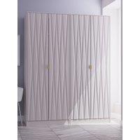 Ready Assembled 2 U Dallas Quad Wardrobe (Ready Assembled) in Taupe