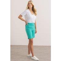 Klass. Women's Embellished Pull On Shorts in Aqua | Size: 12