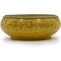 KDMD Chakra Charcoal Incense Jar - Solar Plexus in Yellow