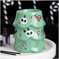 KDMD Creepy Christmas Tree Oil Burner & Wax Warmer in Green