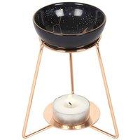 KDMD Purple Star Sign Oil Burner on Metal Base