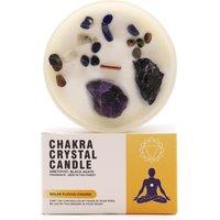 KDMD Chakra Crystal Candles - Solar Plexus Chakra in Yellow