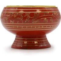 KDMD Chakra Tall Charcoal Incense Jar - Sacral in Red