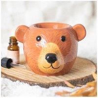 KDMD Bear Shaped Oil Burner in Orange