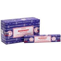 KDMD Set of 12 Packets of Rosemary Incense Sticks in Blue
