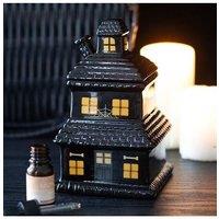 KDMD Black Haunted House Oil Burner & Wax Warmer