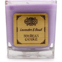 KDMD Soybean Jar Candles - Lavender & Basil in Purple