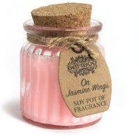 KDMD On Jasmine Wings Soy Pot of Fragrance Candles - (Set of 2) in Pink