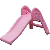 Gr8 Garden Folding Garden Slide Climber Set Baby Toddler Indoor Outdoor Kids Playground Toy in Pink