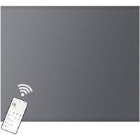 MYLEK Electric Panel Heater WIFI App Controlled Slimline 1000W in Charcoal
