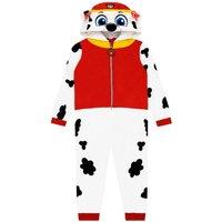 Paw Patrol Boy's Marshall Onesie | Long Sleeve Pyjamas in Red | Size: 7-8 Years