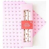 KDMD Set of 3 Love Bug Ladybird Taper Candles in White