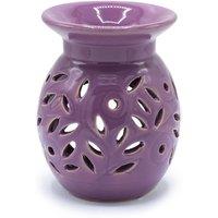 KDMD Floral Oil Burner - Lavender in Purple