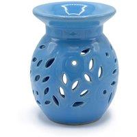 KDMD Floral Oil Burner - Blue