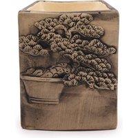 KDMD Hand Painted Bonsai Burner - Slate in Brown