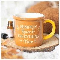 KDMD Pumpkin Spice Mug Oil Burner & Wax Warmer in Orange