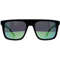 Police Men's Square Matte Black Smoke Green Mirror SPLF61 Beyond Lite 2
