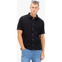 Luke 1977 Men's New Larry Textured Polo in Black | Size: Small