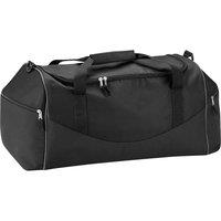 Quadra Men's Teamwear Holdall Duffle Bag (55 Litres) Pack of 2 in Black