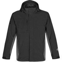 Stormtech Men's Atmosphere 3-in-1 Performance System Jacket (Waterproof & Breathable) in Jet Black | Size: 3XL