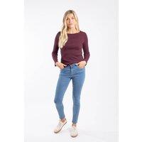 Weird Fish Women's Gerrie Slim Jean in Blue | Size: 14