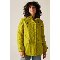 Regatta Women's Orla Mid Length Hooded Breathable Waterproof Insulated Jacket in Gold | Size: 16