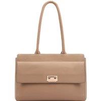 Paul Costelloe Women's 'Farah' 100% Real Leather Shoulder Bag in Beige