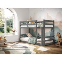Flair Shasha Low Shorty Bunk Bed in Grey | Size: Junior