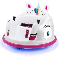 Xootz Unicorn Bumper Car Electric Ride on in Pink
