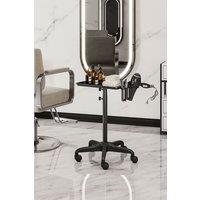 Salon Rolling Tray, Hairdressing Salon Tattoo Tray Rolling Trolley Adjustable Height Utility Cart, Beauty Salon SPA