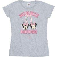 Disney Women's Minnie Mouse Cherry T-Shirt in Grey | Size: Large