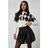 Urban Bliss Women's Argyle Cardigan | Size: 10